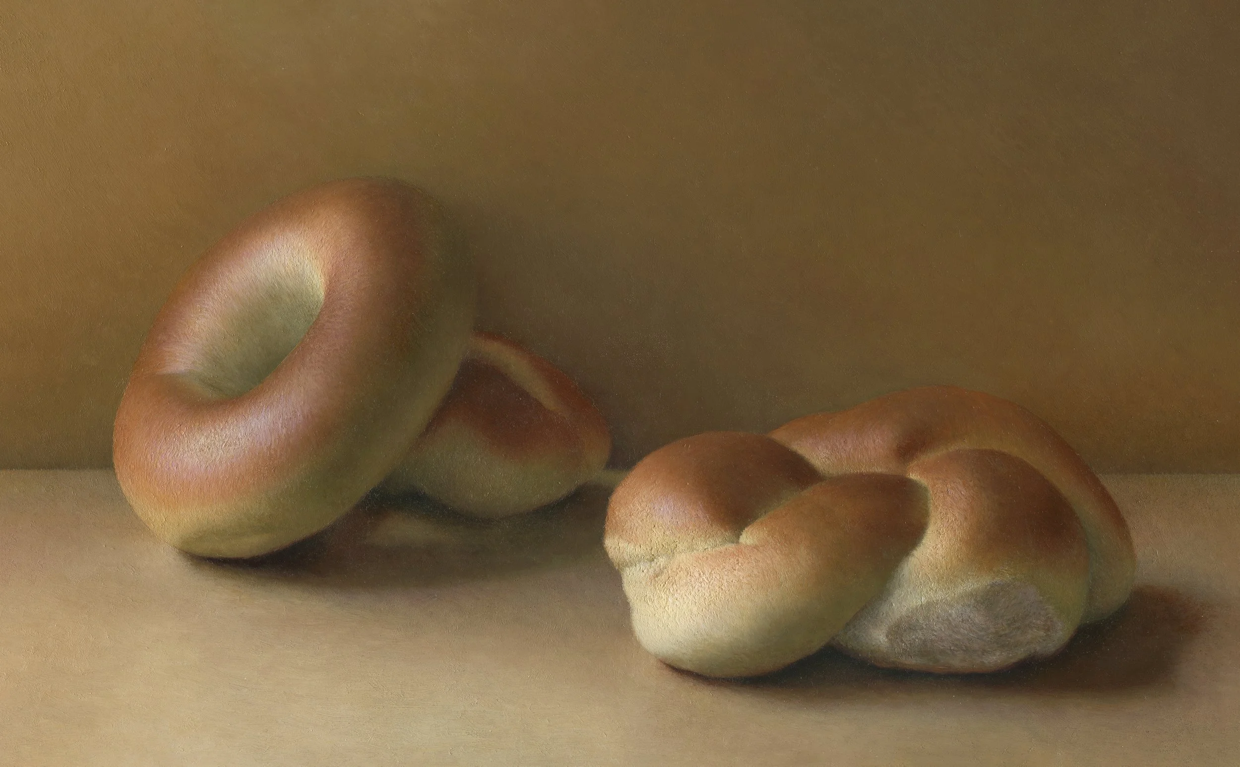 イギリス直輸入品　木製　Fresh Baked Bread 立体アート Bread Encounters
